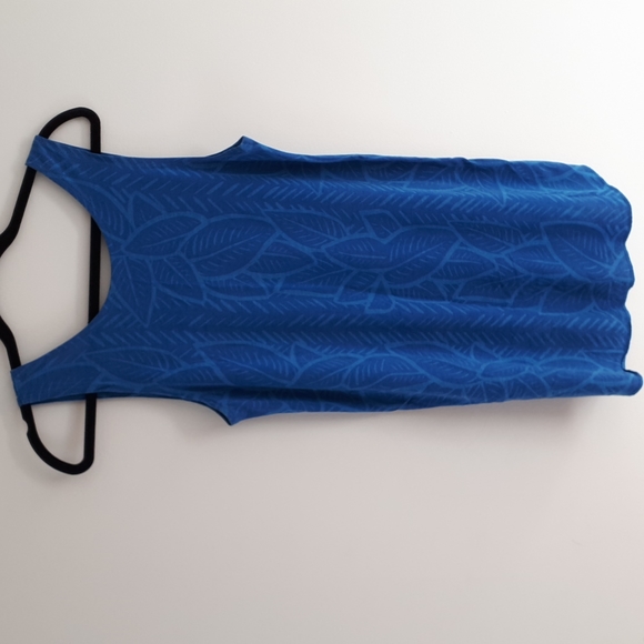 Tentree blue tank top hi-lo hem - Picture 4 of 4